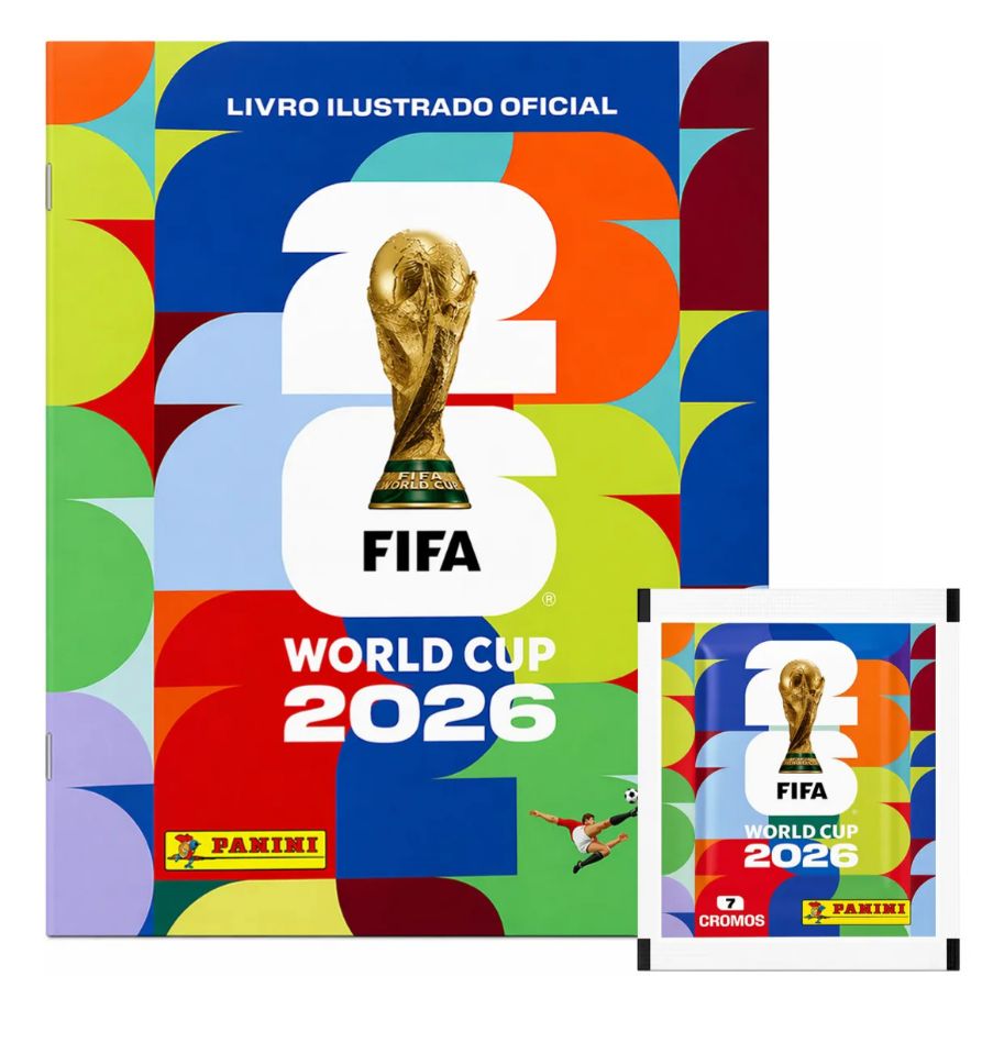 Album oficial da Copa do Mundo 2026 com pacote