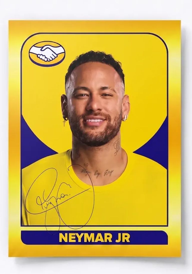 Figurinha especial Neymar Jr